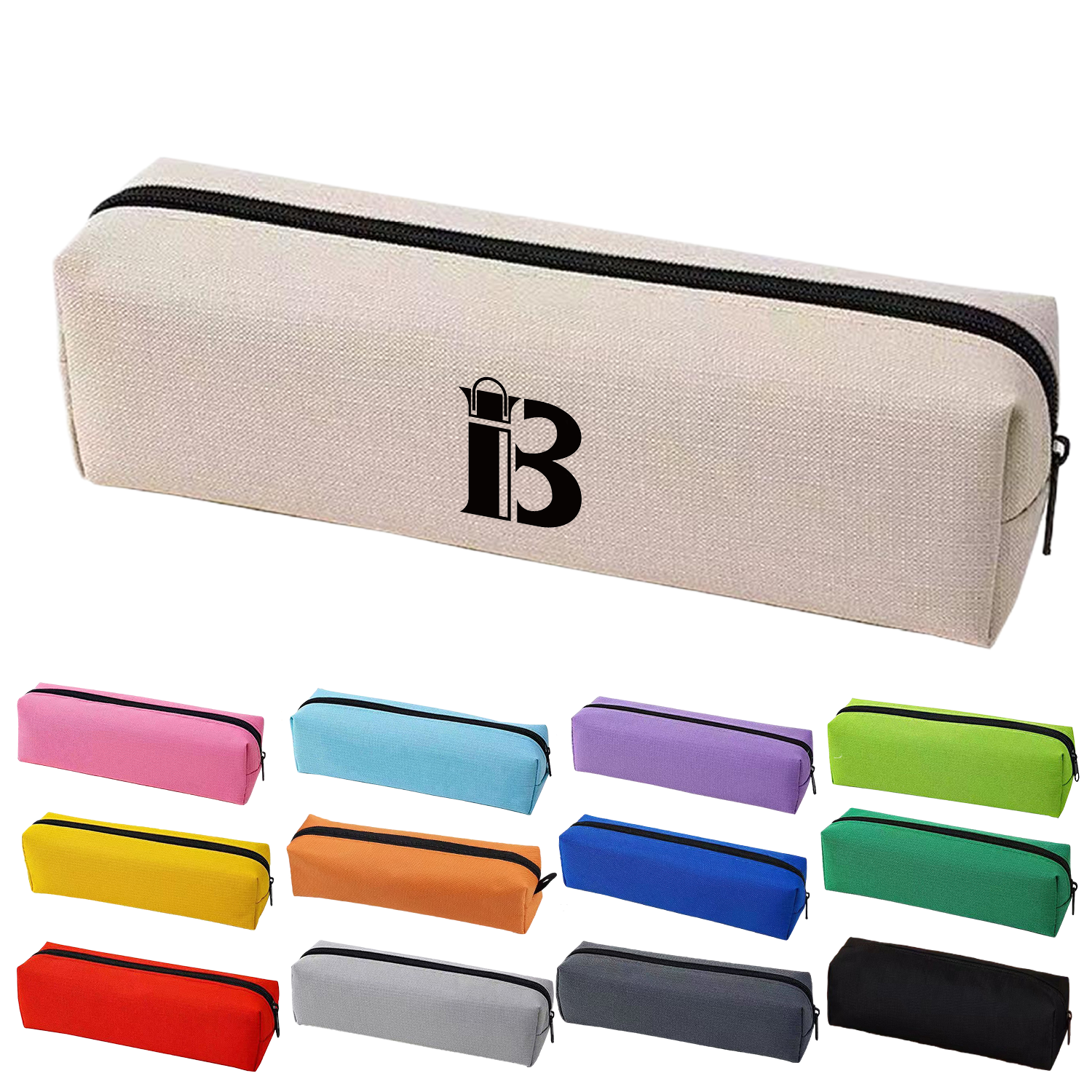 Zipper Closure Oxford Pencil Case