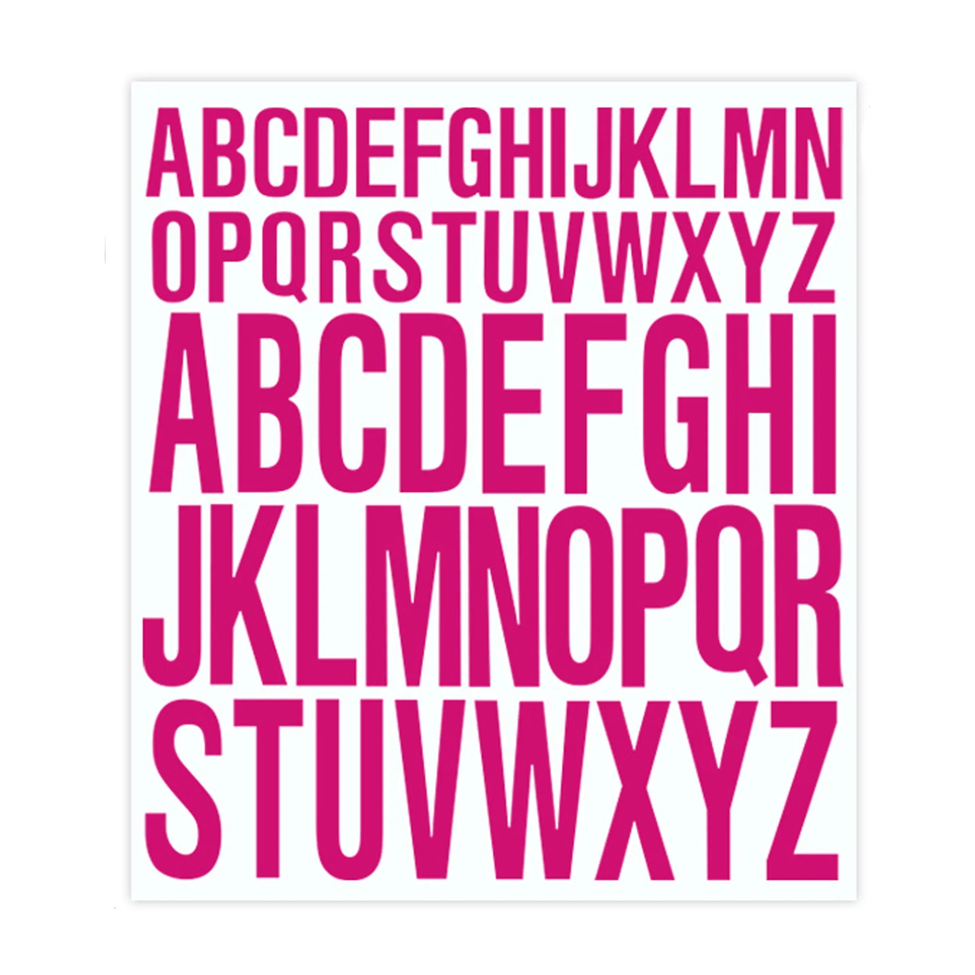 Waterproof And Oil Proof Letter Stickers 5