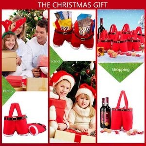 Big Size Santa Claus Reusable Shopping Tote Gift Bag 3