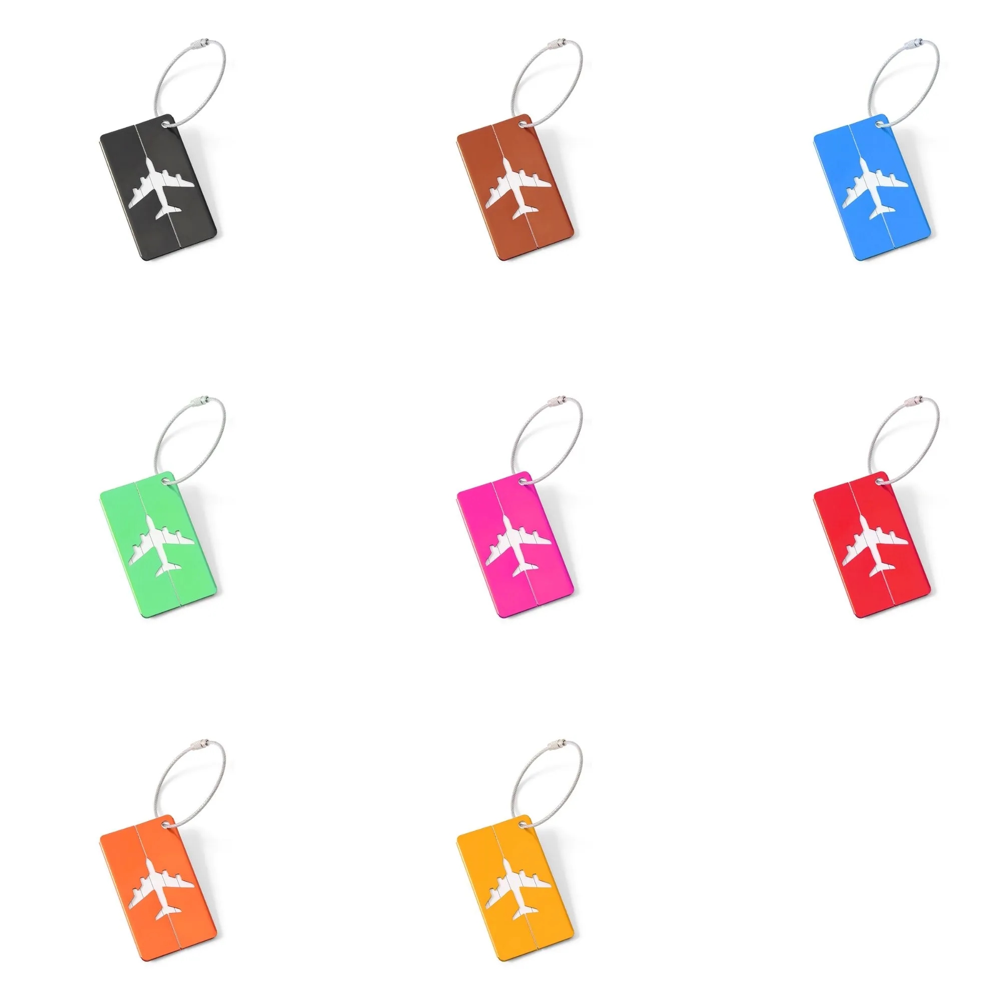 Aluminum Alloy Travel Carry On Luggage Tag 4