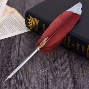 Glitter Powder Feather Pen 8