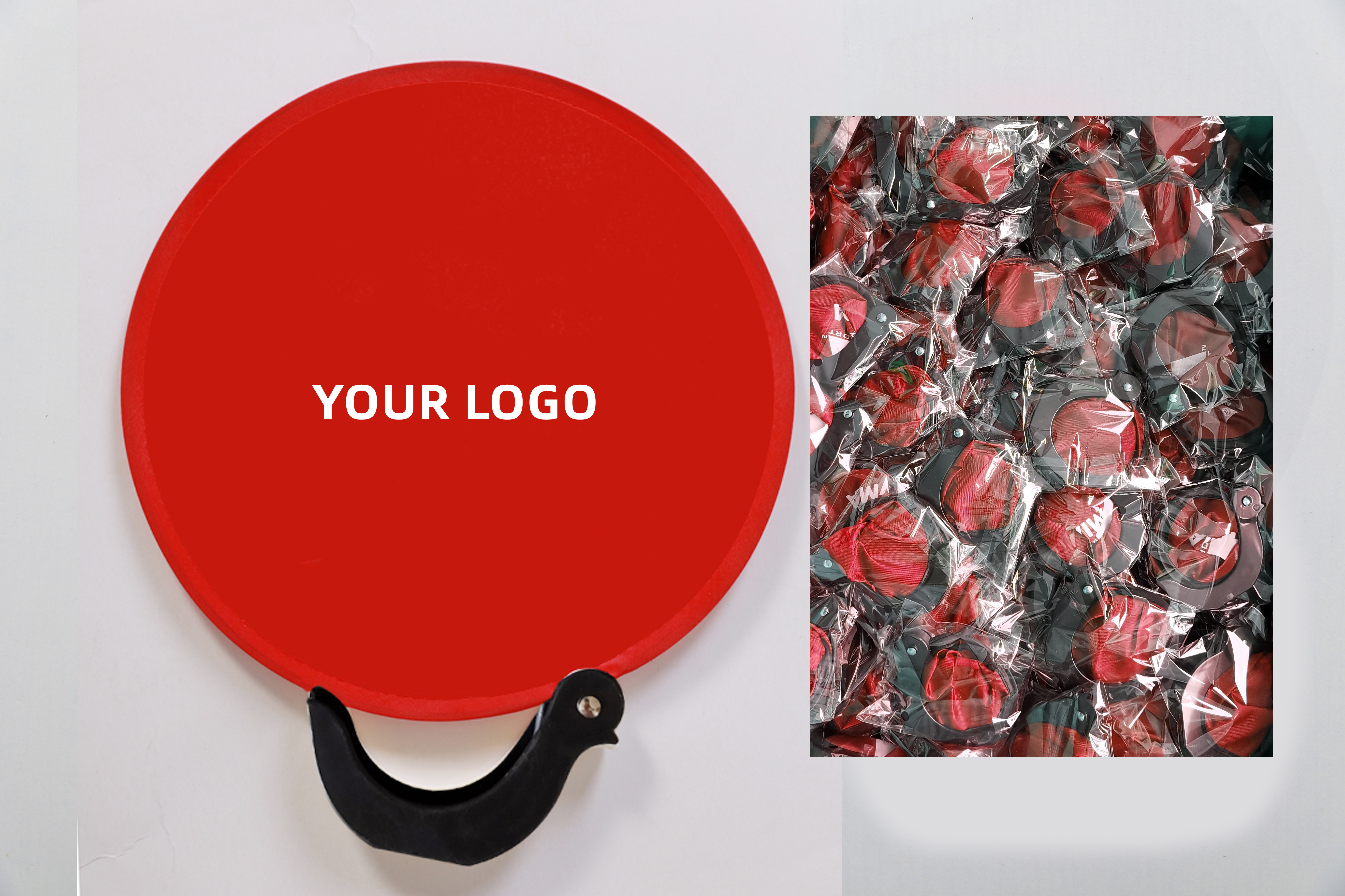 Promotion Custom Nylon Folding Advertising Fan Folding Hat Gift Nylon Frisbee 1