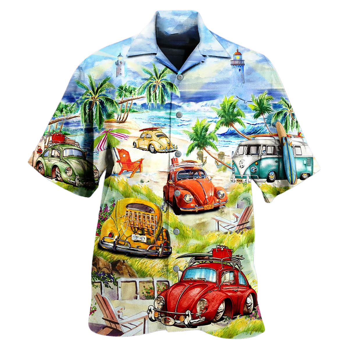 Hot Collection 3D Digital Print Hawaiian Shirt & Summer 1