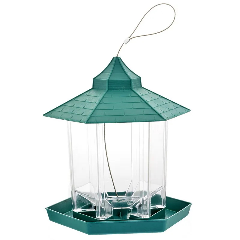 Hanging Birdcage Automatic Bird Feeders 2.25 lb of Seeds 4