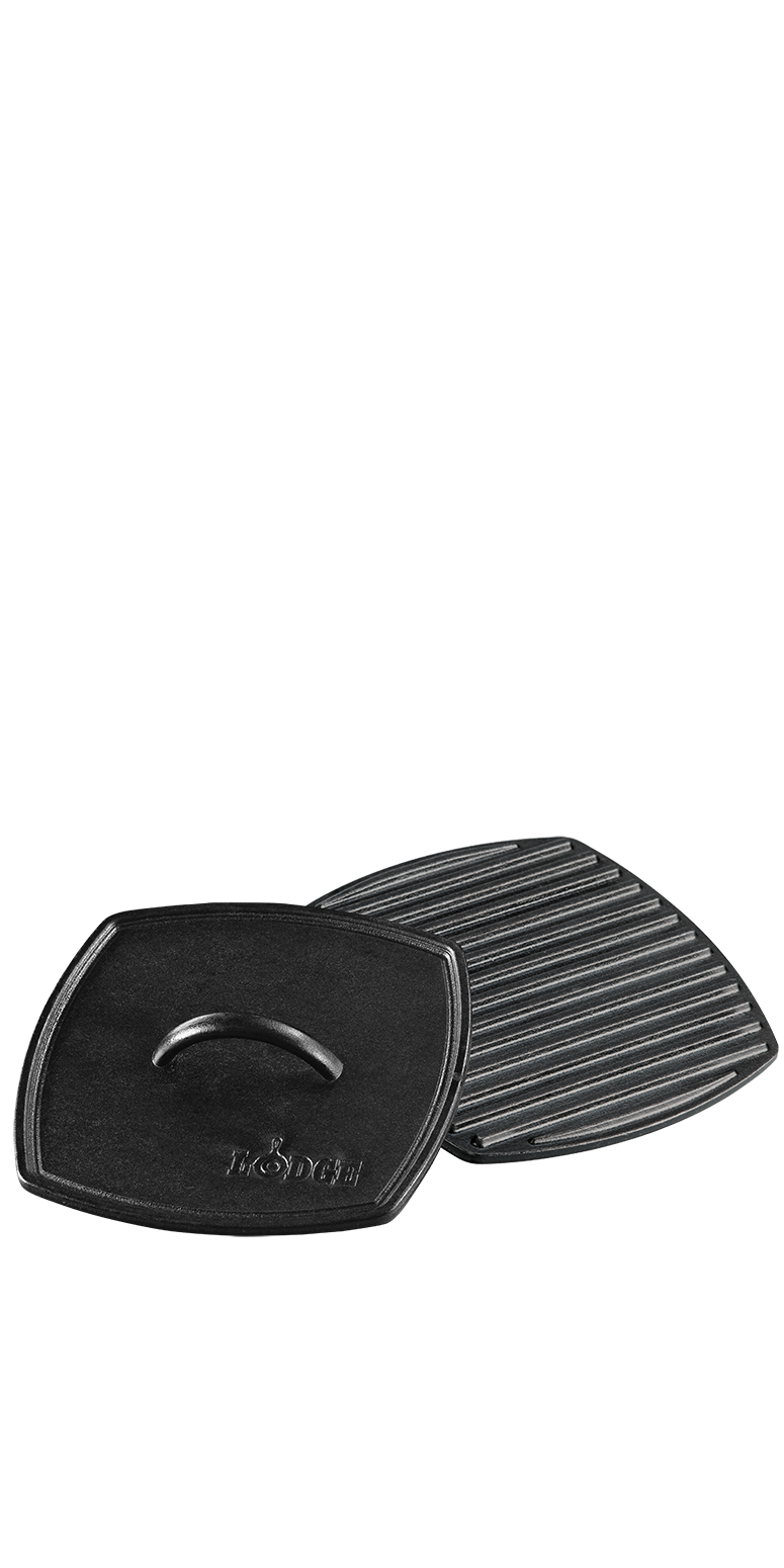 Lodge® 8.25" Cast Iron Panini Press 6