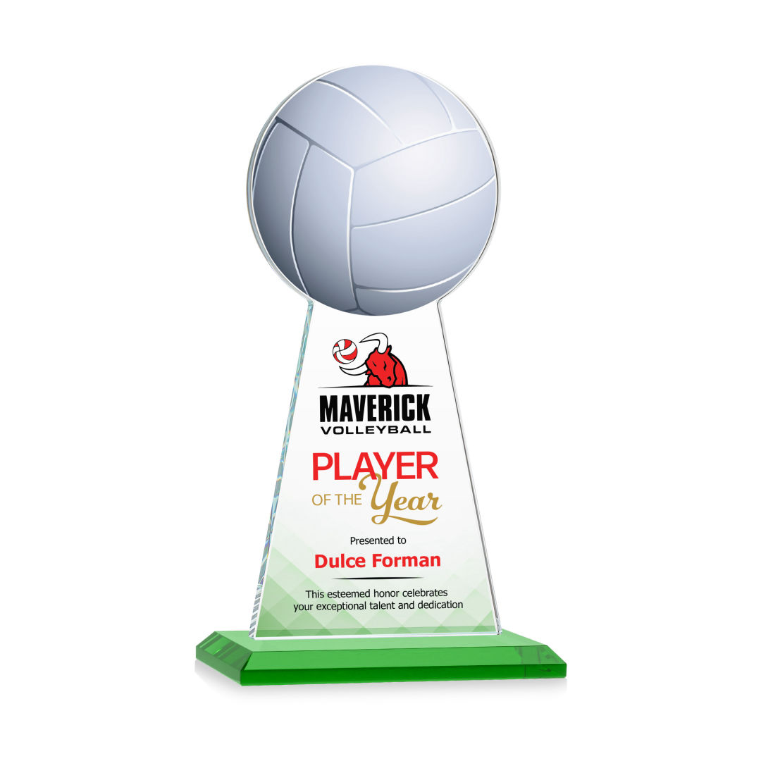 Edenwood Volleyball VividPrint™ Award - Green 9