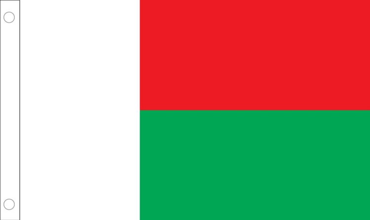 Madagascar Flag - 3' x 5' - Nylon 1