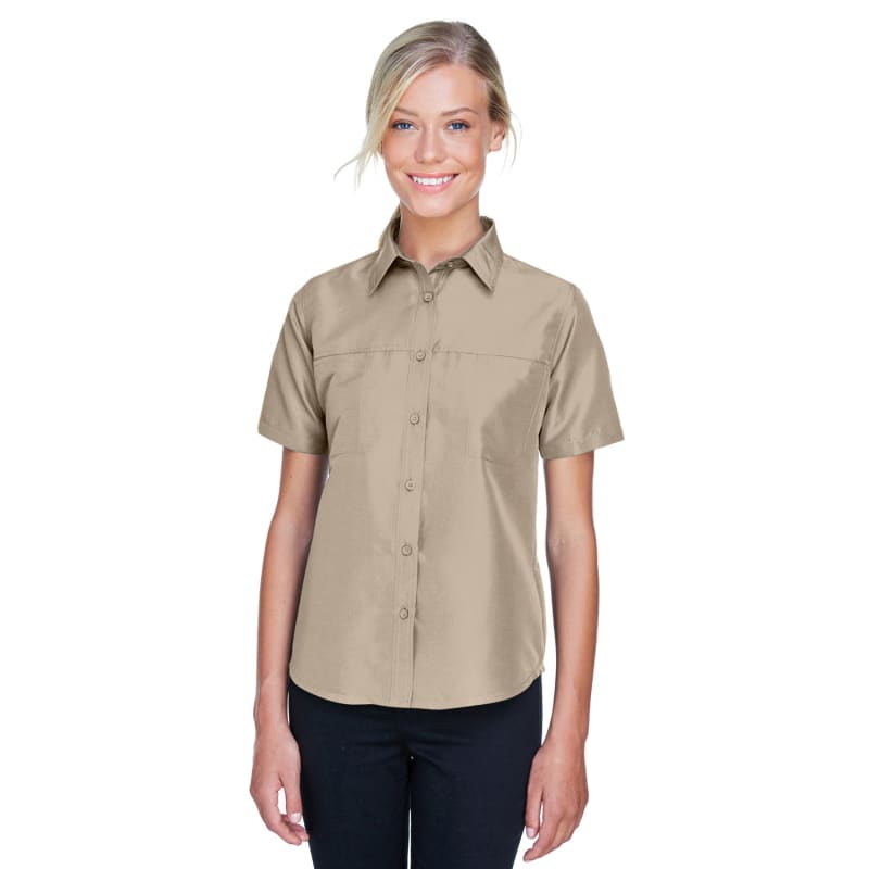 Harriton Ladies' Key West Short-Sleeve Performance Staff Shirt 16