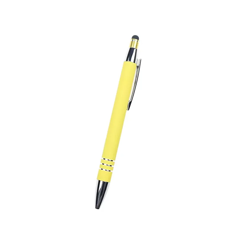 2-In-1 Charged Capacitive Rubber Ballpoint Pen 3