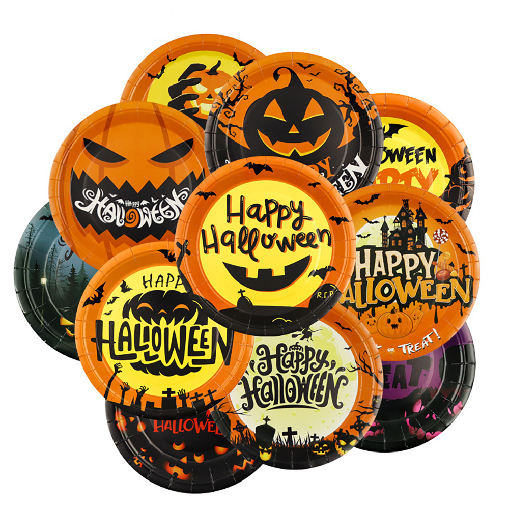 7'' Halloween Paper Plate 2