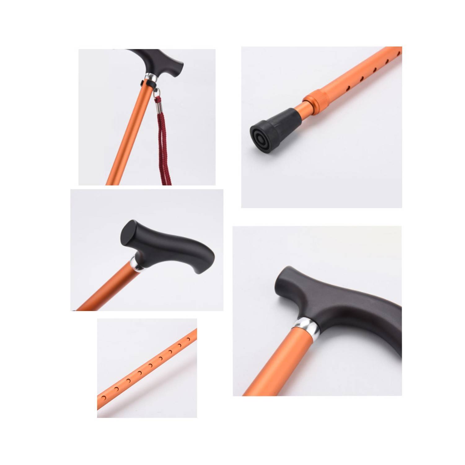 Ten Step Telescopic Adjustable Walking Stick 2