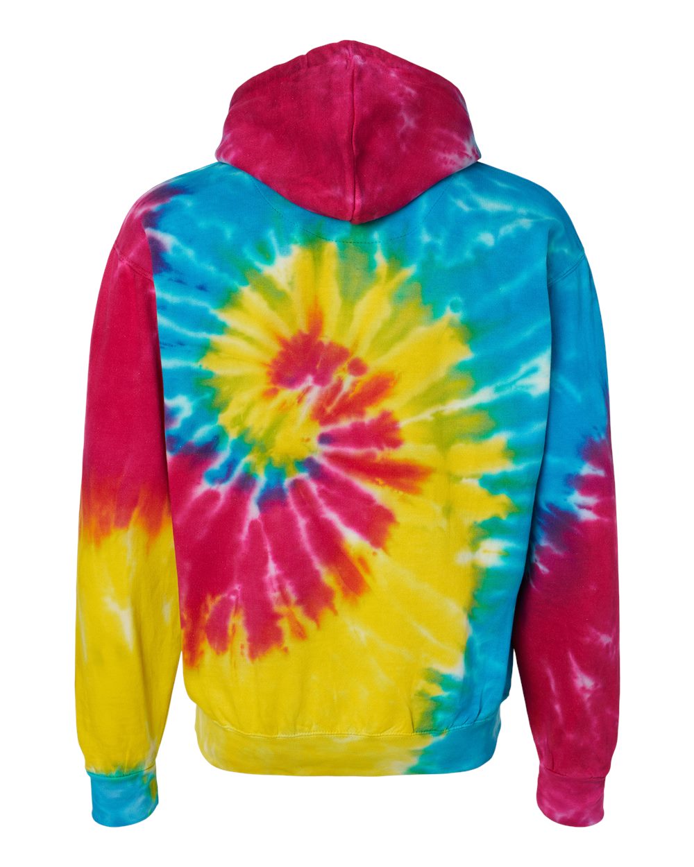 Unisex Tie-Dyed Hooded Sweatshirt - 8777 89