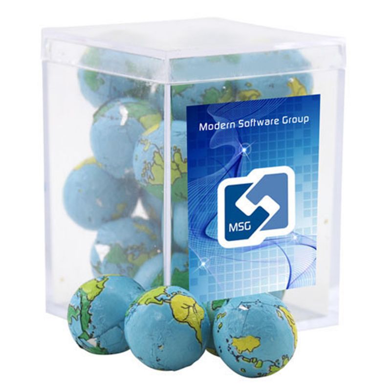 Acrylic Box with Chocolate Globes 1
