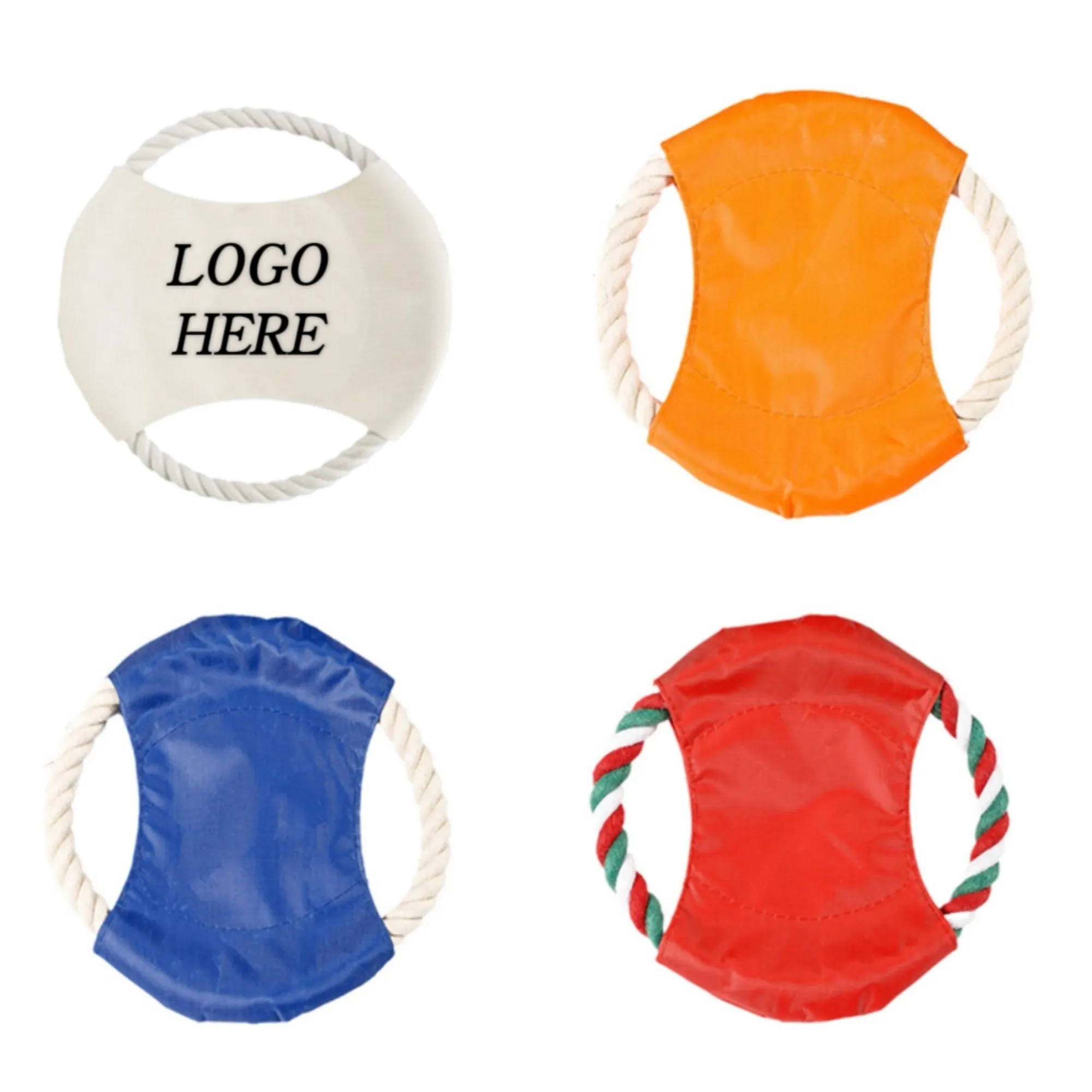 Pet Flying Disc Toy With Cotton Rope 2