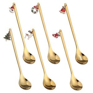 Christmas Charms Dessert Coffee Spoon 10
