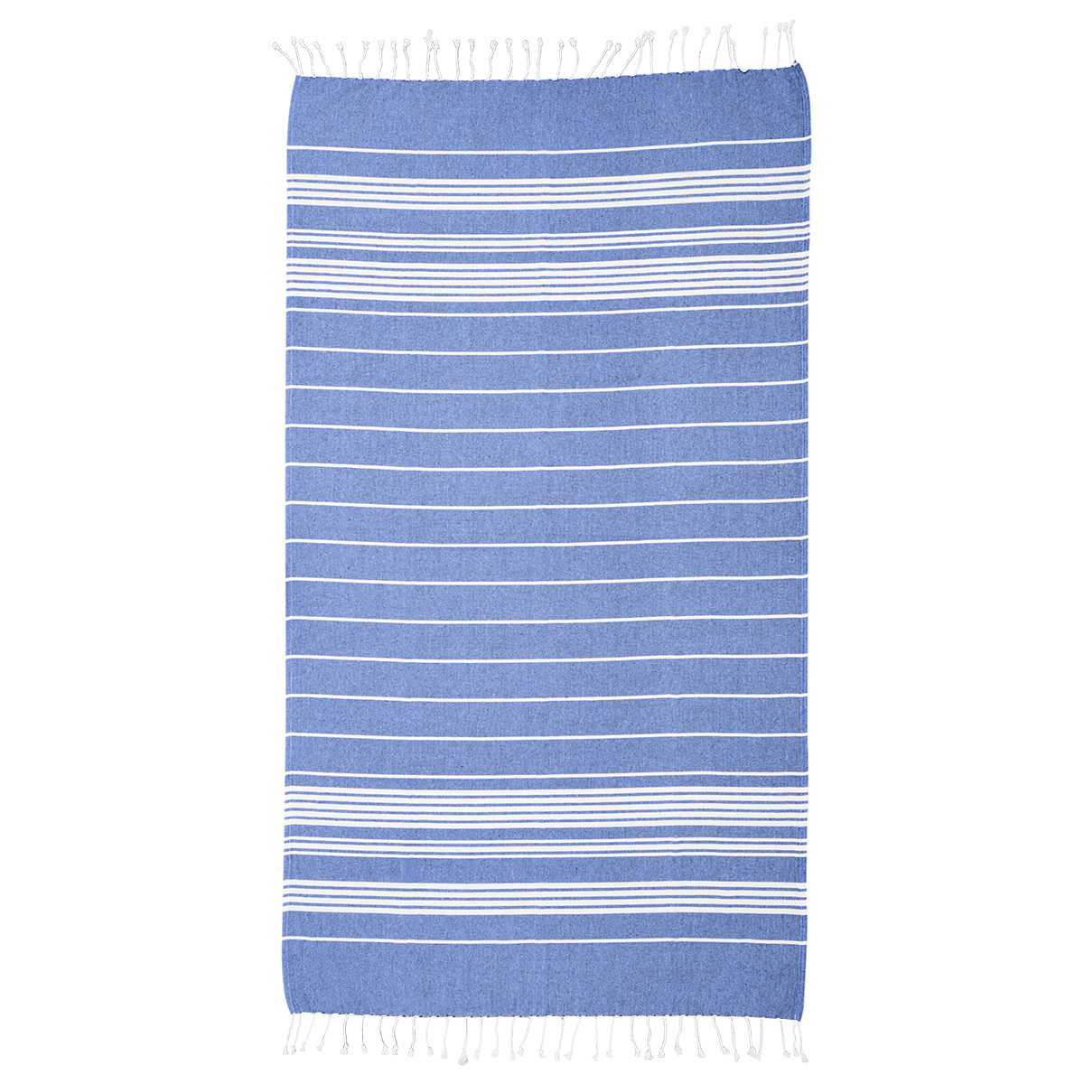 Recycled Beach Blanket With Tassel Fringe 3