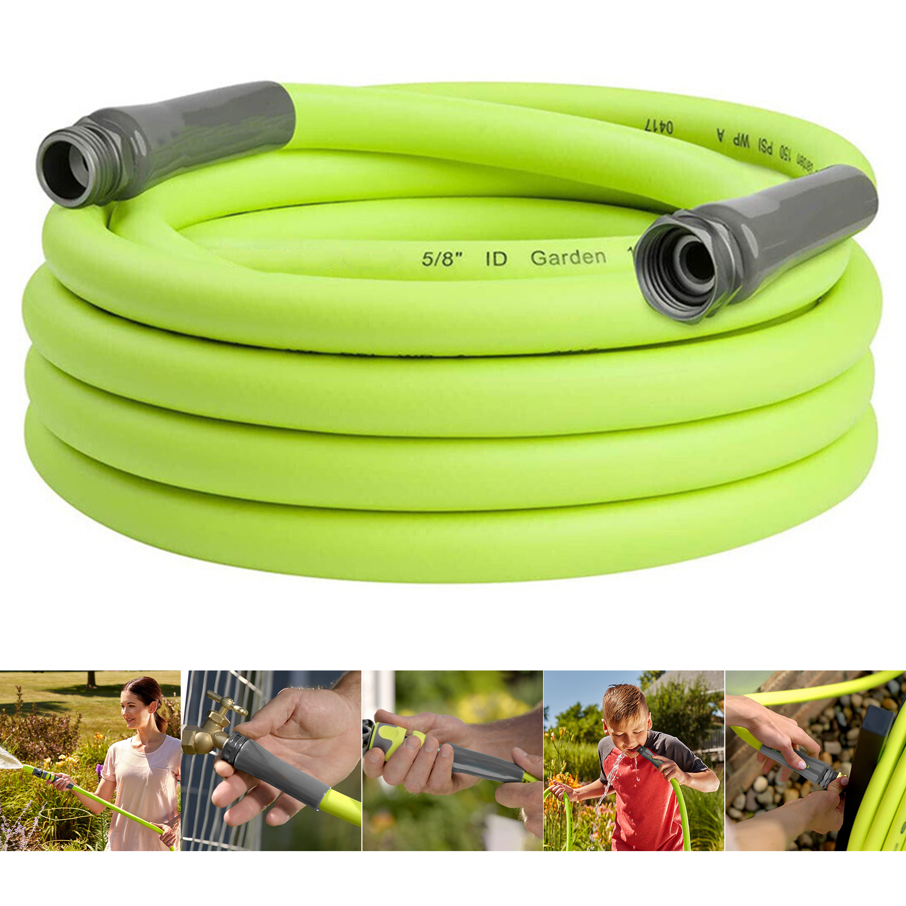 Lead-In Garden Hose 5/8 in x 10 ft 2
