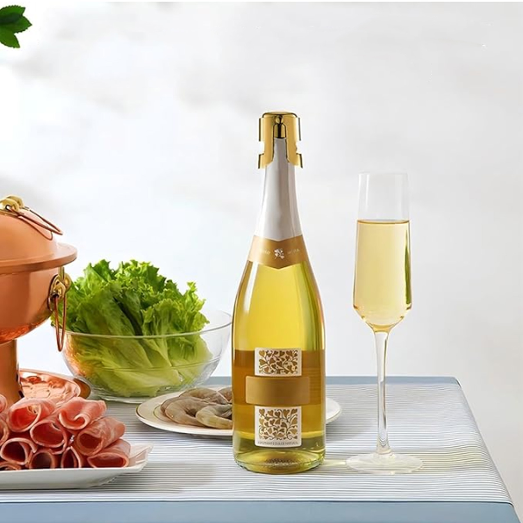 Champagne Saver with Food Grade Silicone 1