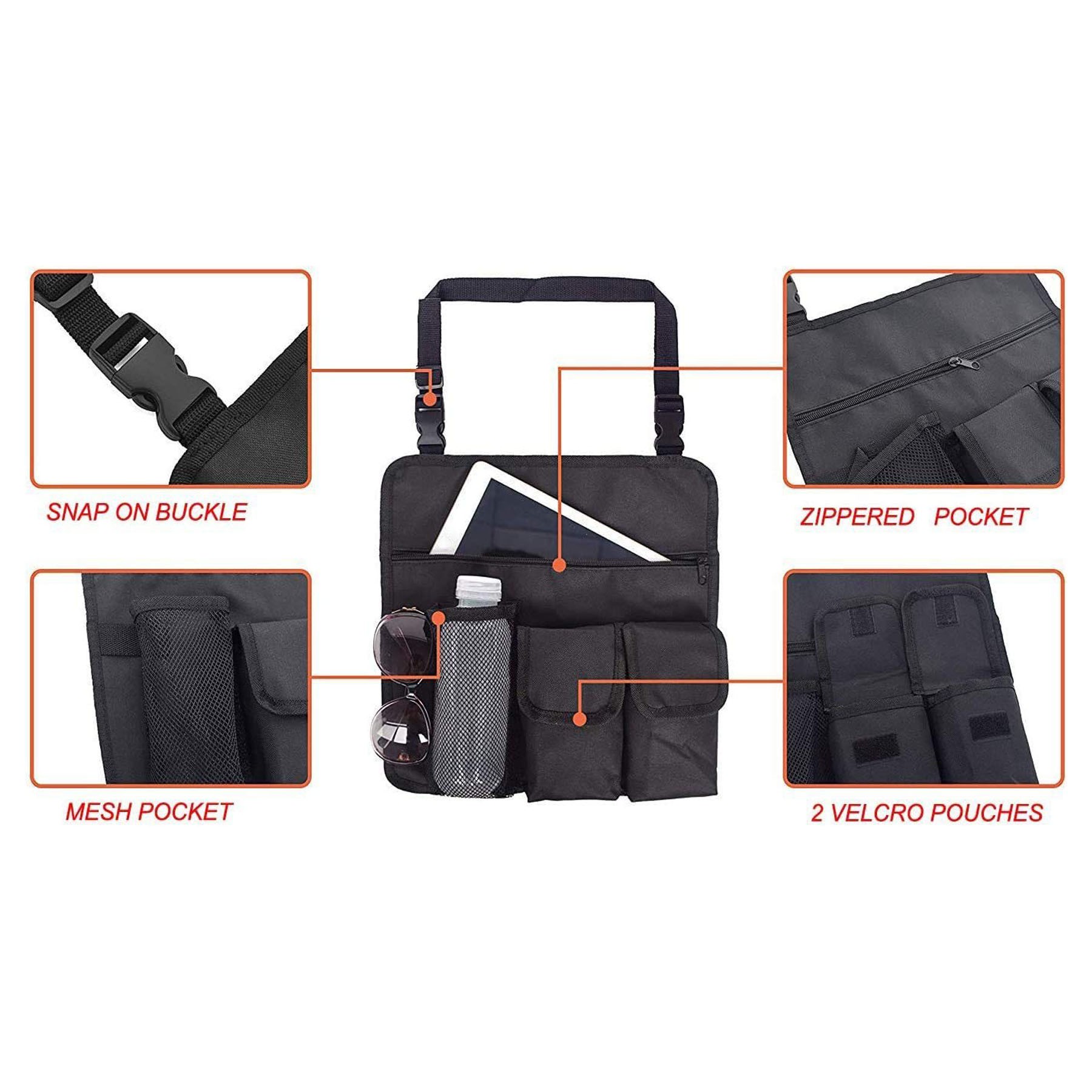 Side Hanging Bag For Beach Chair / Wheelchair / Pushchair 2