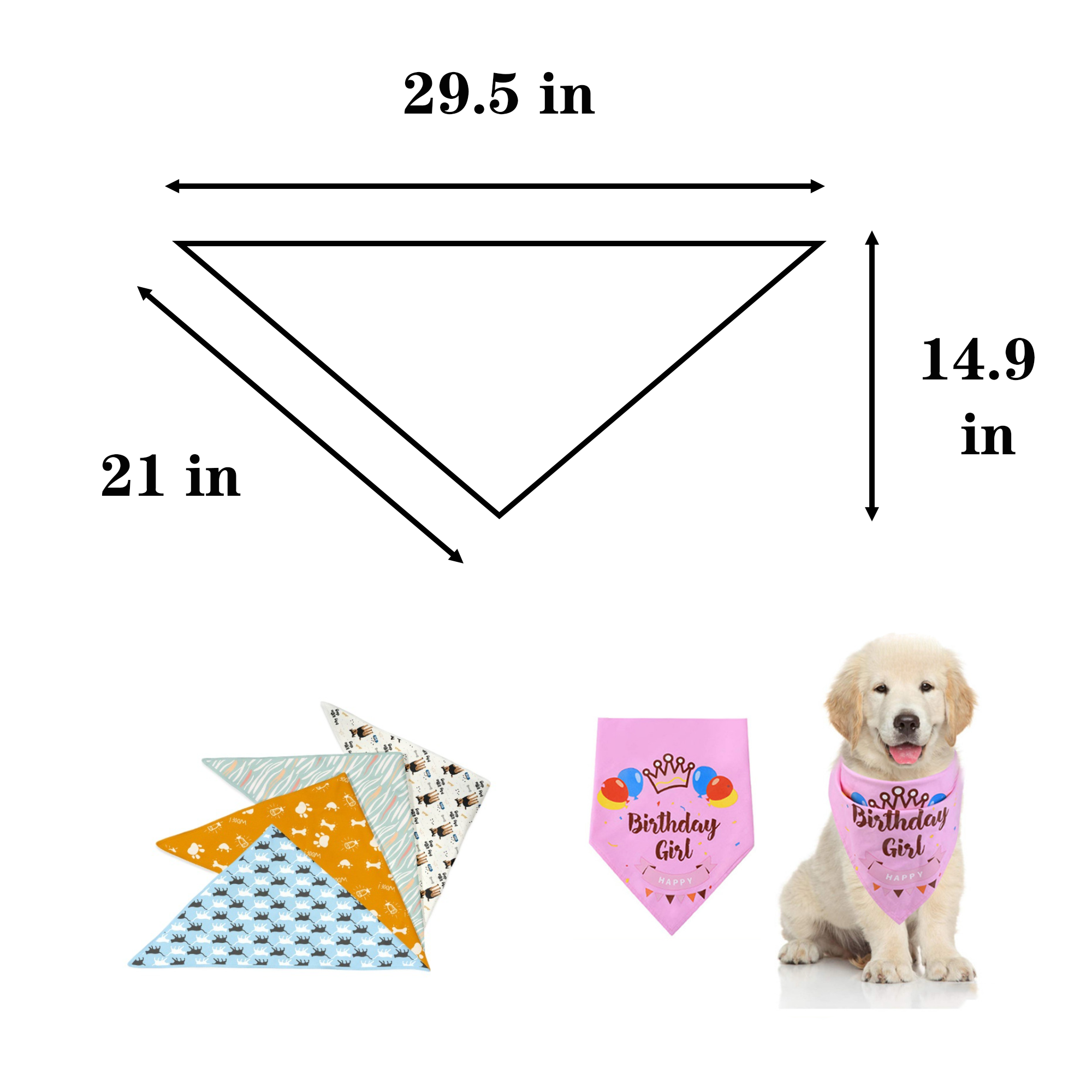 Pet Bandanas for Dogs and Cats 2