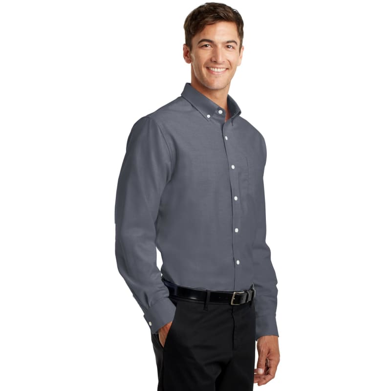 Port Authority SuperPro Oxford Shirt. 6