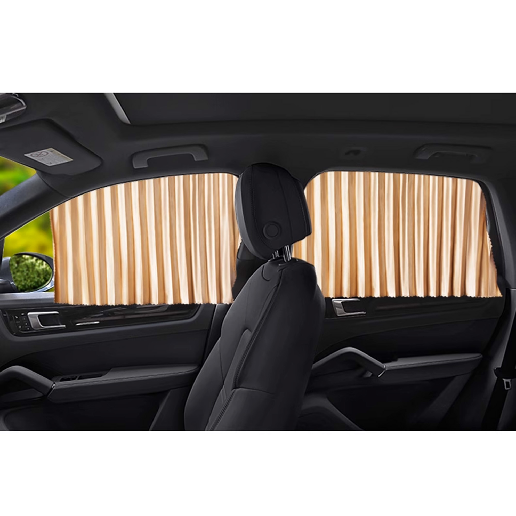 MOQ50 Track-Mounted Sunshade Curtain For Cars 3
