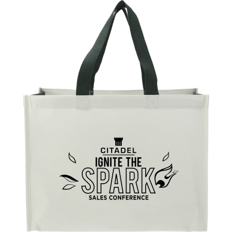RPET Laminated Matte Shopper Tote 8