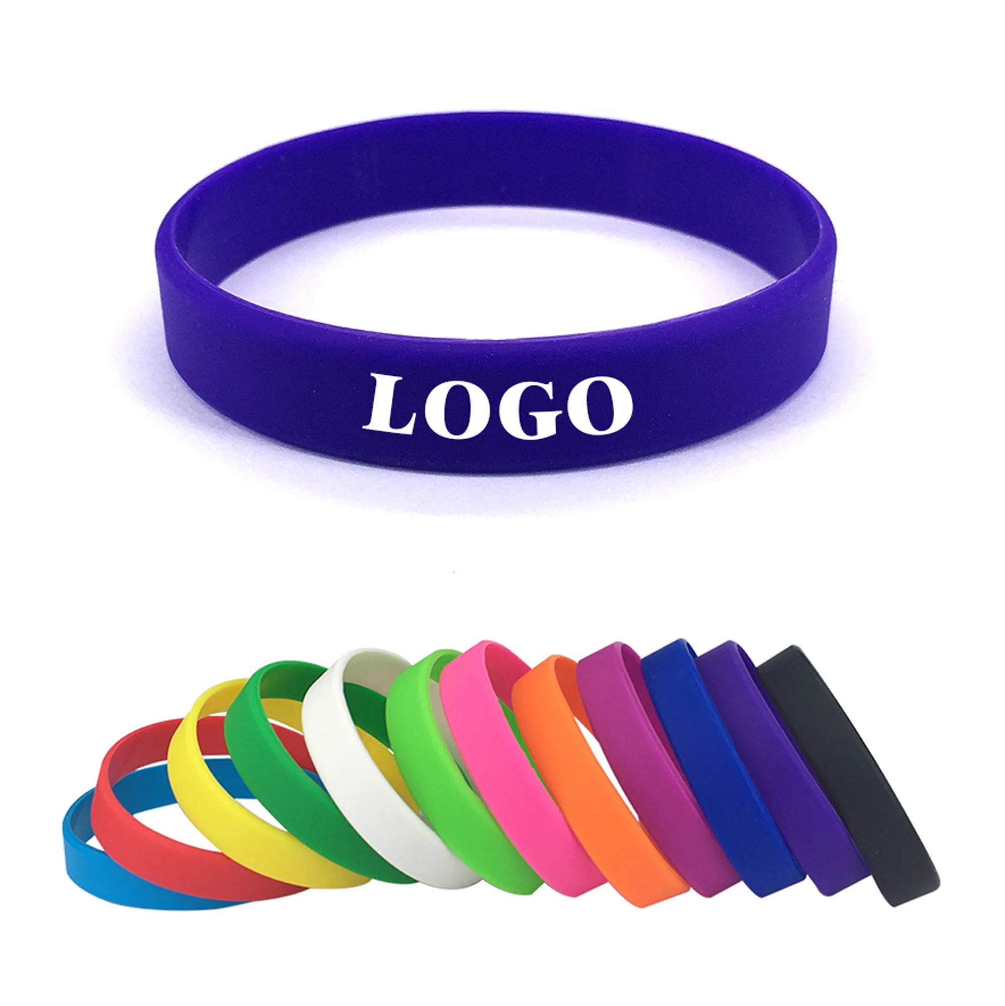 Silicone Sports Bracelet MOQ 100PCS 1