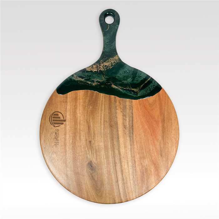 Round Paddle Acacia Cheese Board 6