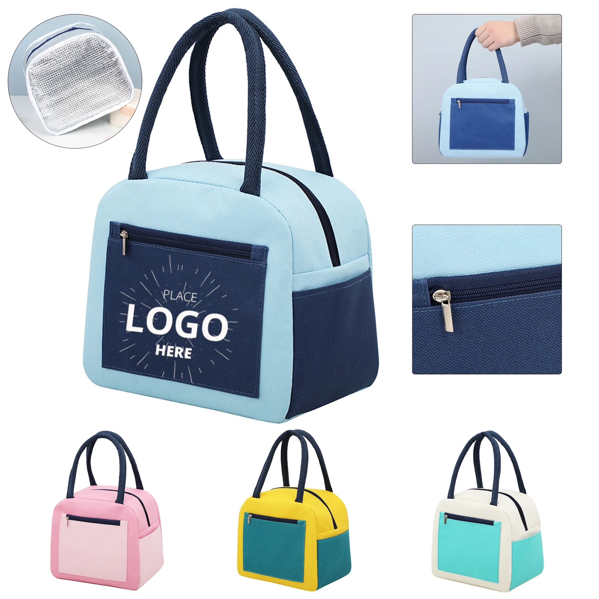 Oxford Cloth Insulated Lunch Bag 4