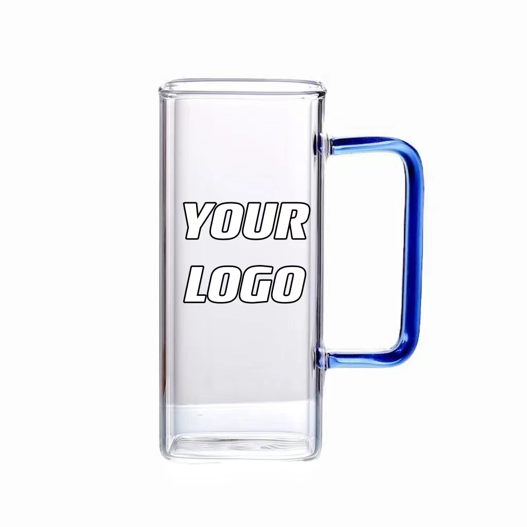 13.5 oz Glass Coffee Milk Tea Cups 2