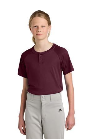 Sport-Tek Youth PosiCharge Competitor 2-Button Henley YST359 52