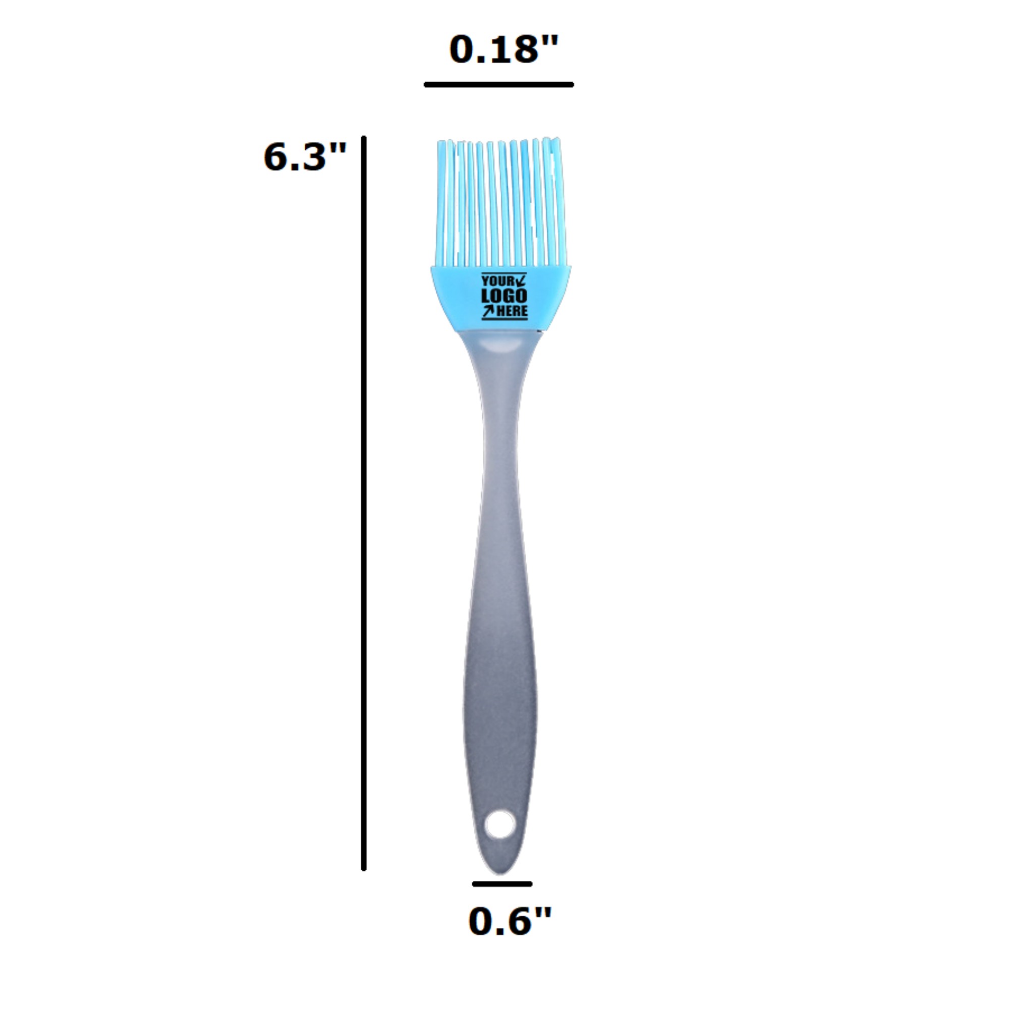 Short Handle Silicone Basting Brush 2
