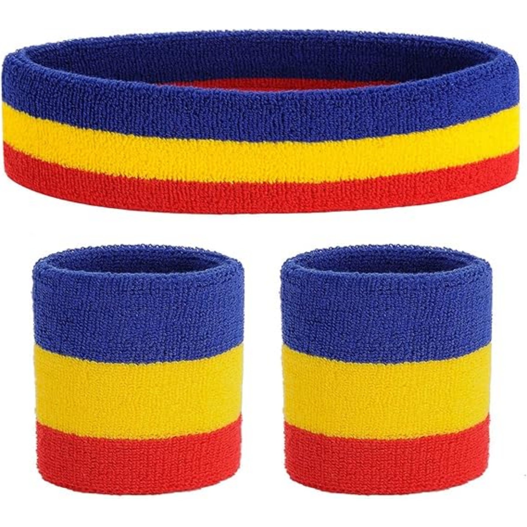 Sweatbands Exercise Eadband Wristband Set 15