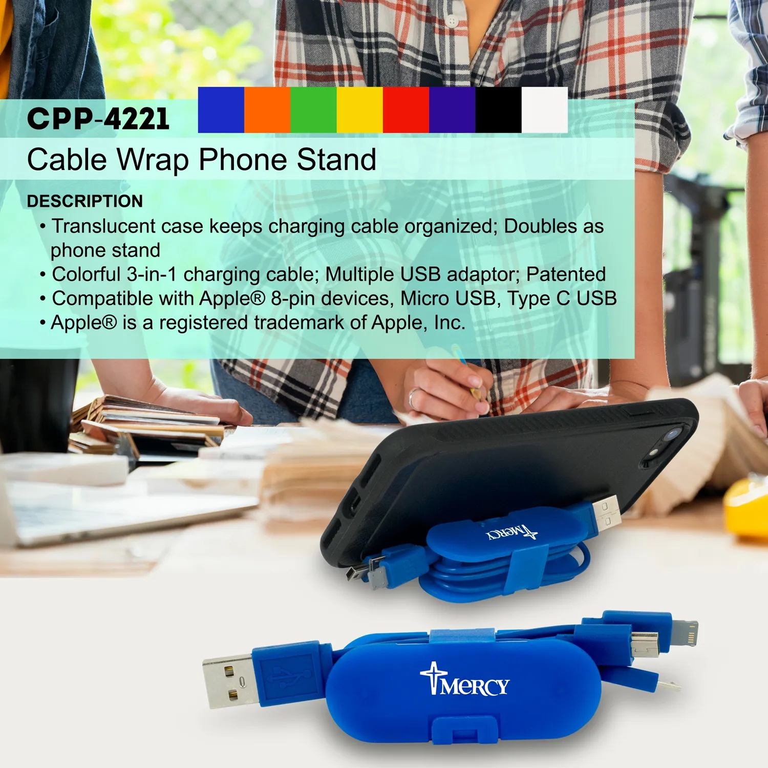 Cable Wrap Phone Stand 20