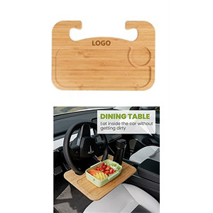 Bamboo Steering Wheel Tray