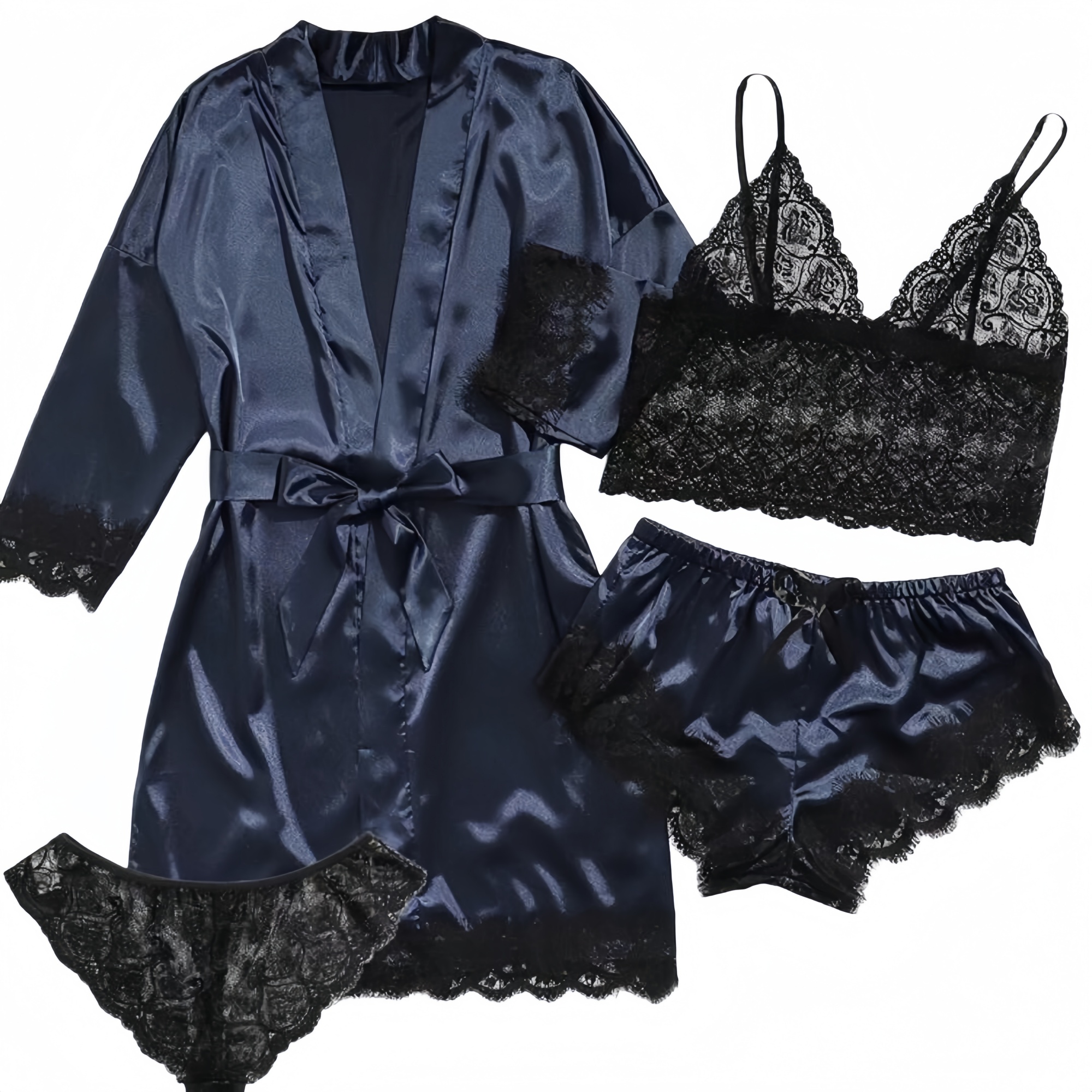 Four-Piece Pajama Set 7
