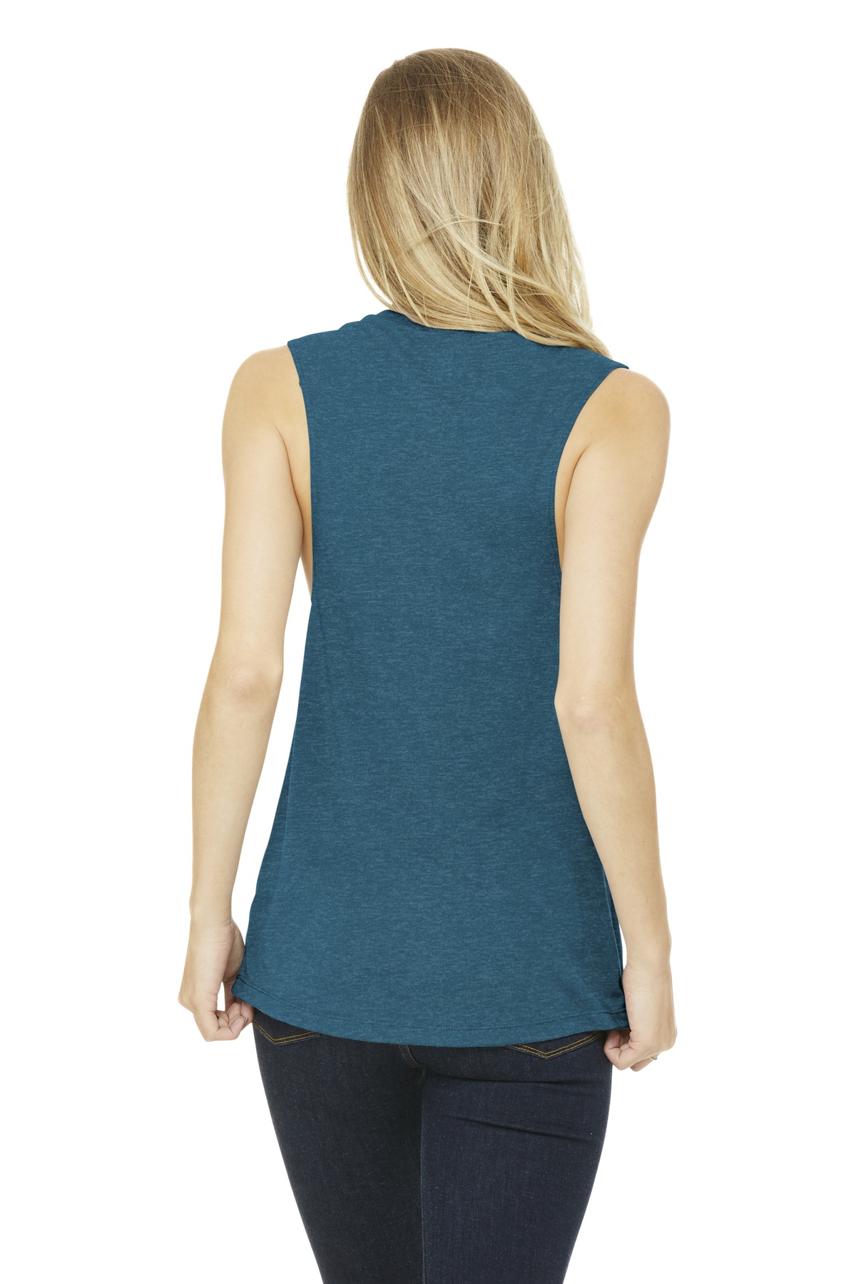 BELLA+CANVAS Women's Flowy Scoop Muscle Tank. BC8803 46