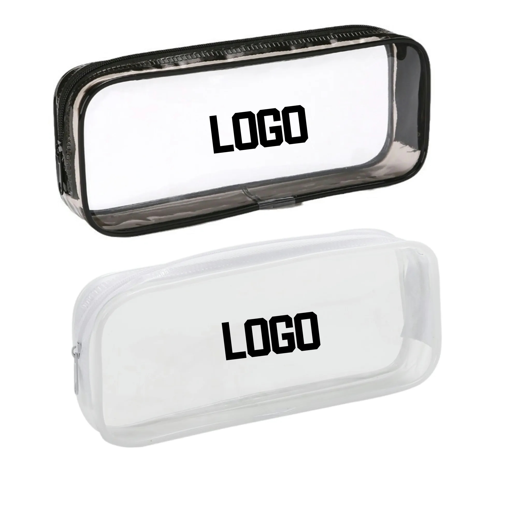 Clear PVC Zipper Pencil Bag & Storage Pouch 8