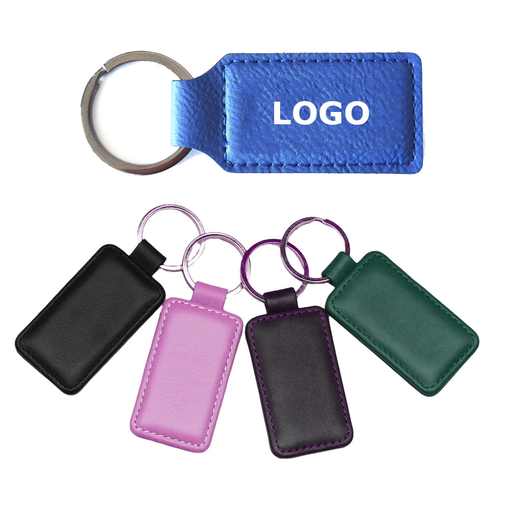Leather Key Tags W/ Rings 2