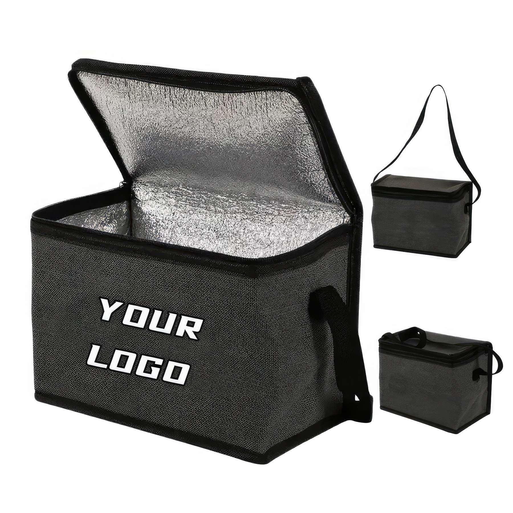 Custom Non Woven Food Delivery Cooler Bag 2
