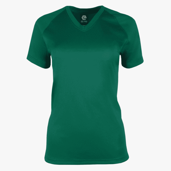 #E117 / Basic Training Women's V-Neck Raglan Tee 6