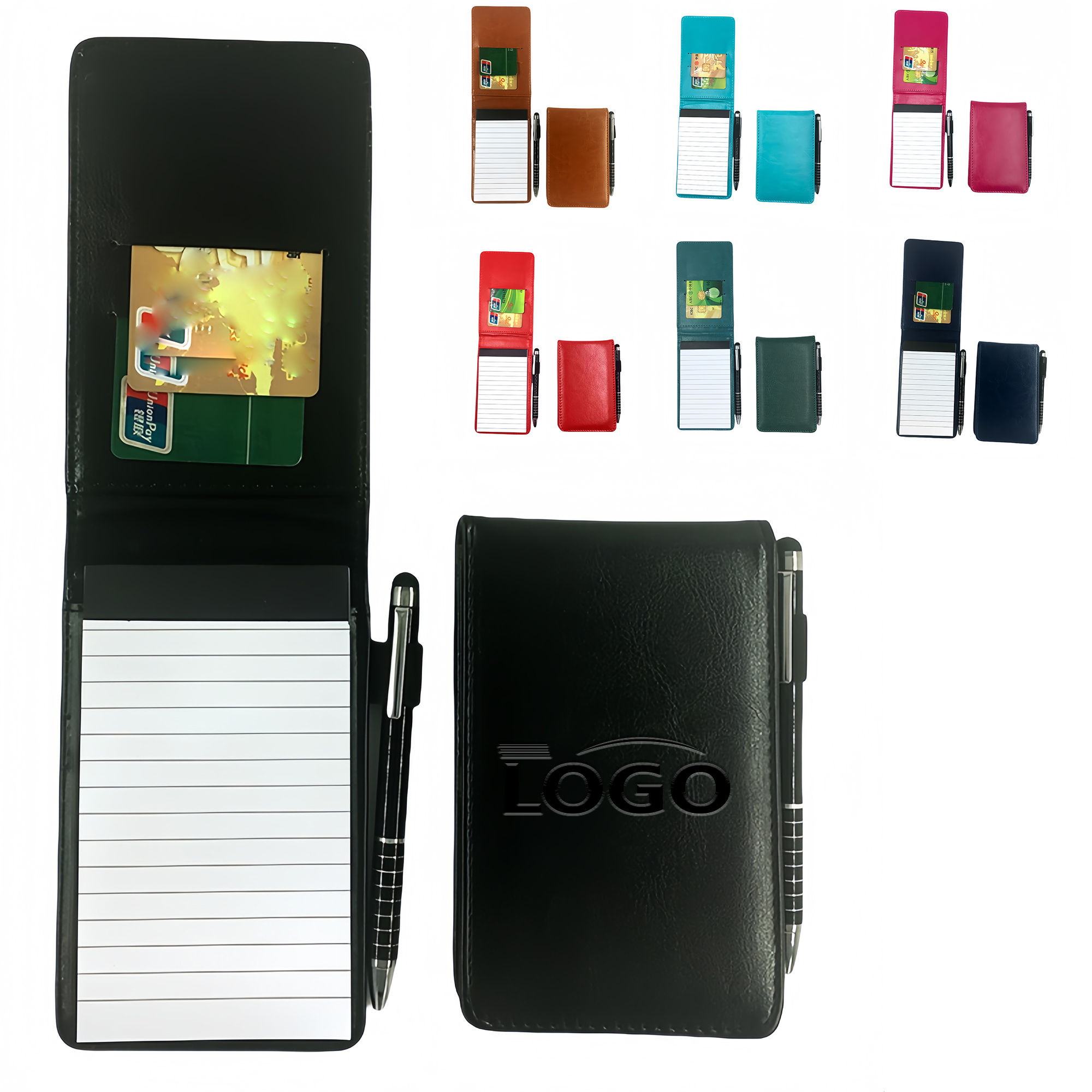 Customizable Portable A7 PU Leather Notepad 2