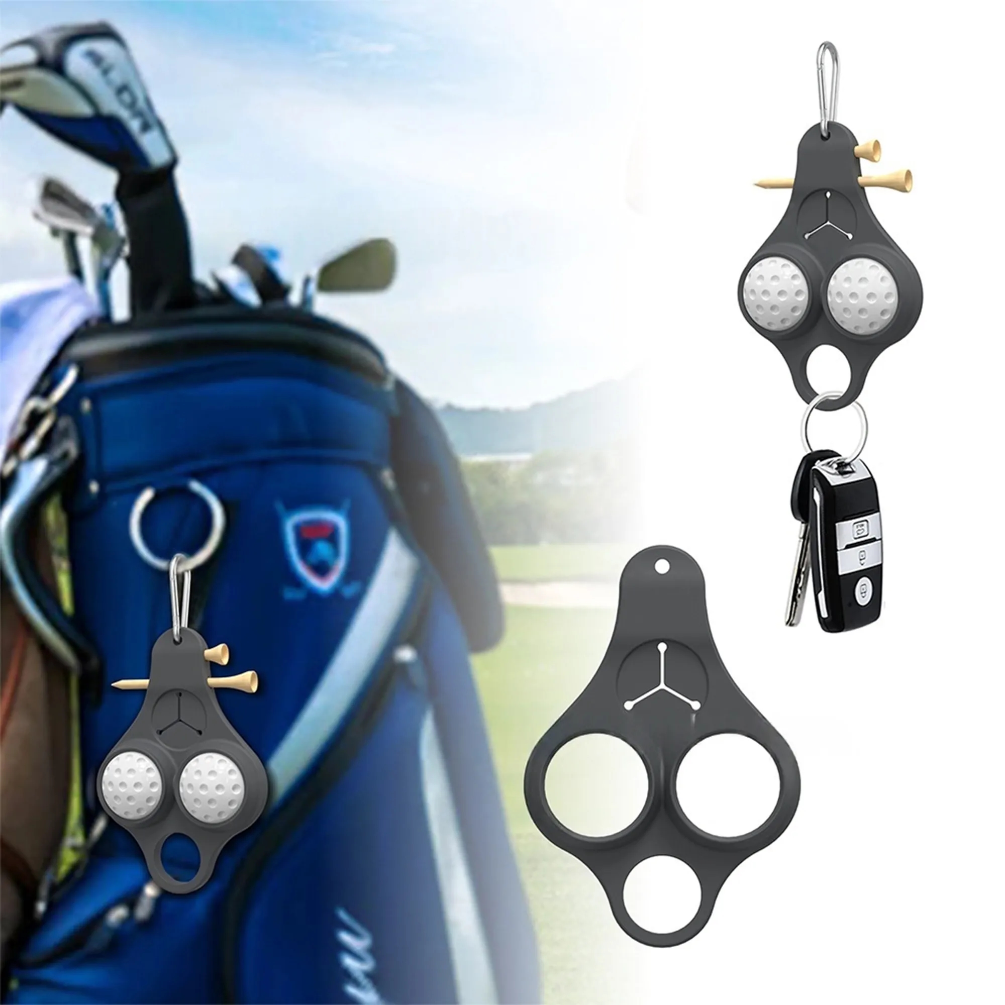 Portable Silicone Golf Ball Storage Rack 3