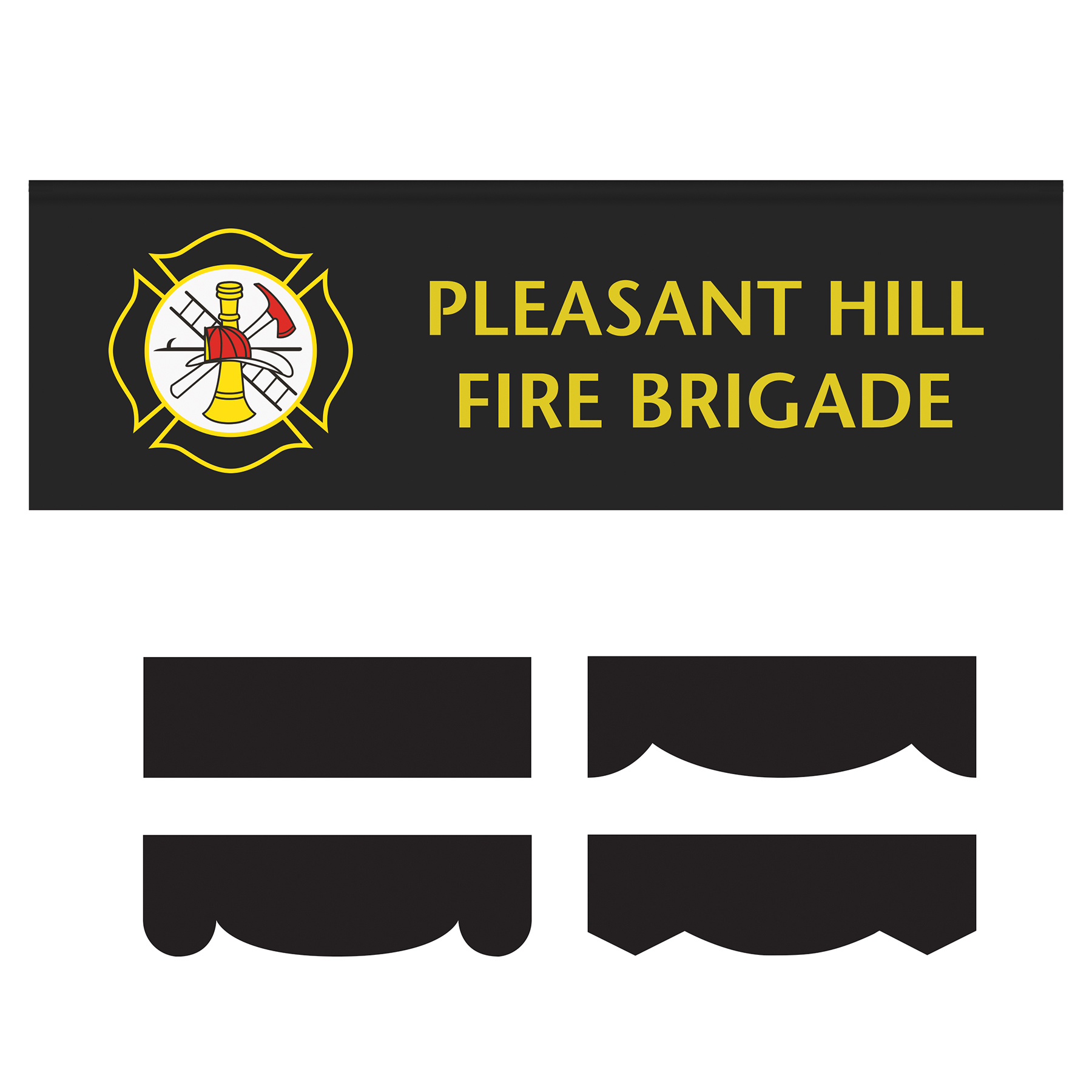 2.5' x 8' Parade Lead Banner - No Fringe 3