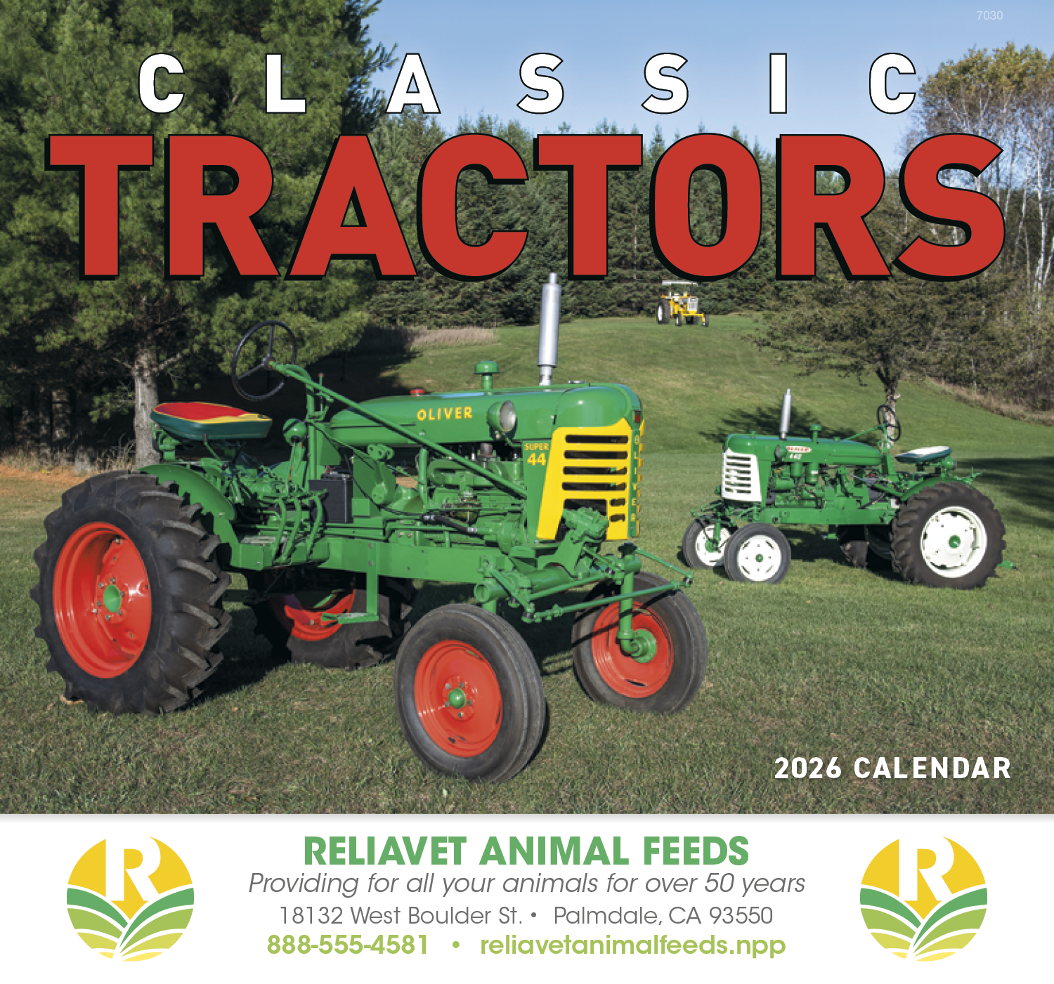 Good Value™ Classic Tractor - Stapled Calendar 8