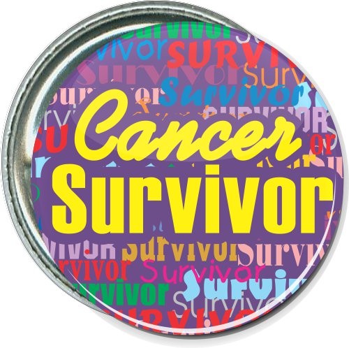 Cancer Survivor, Awareness Button 1