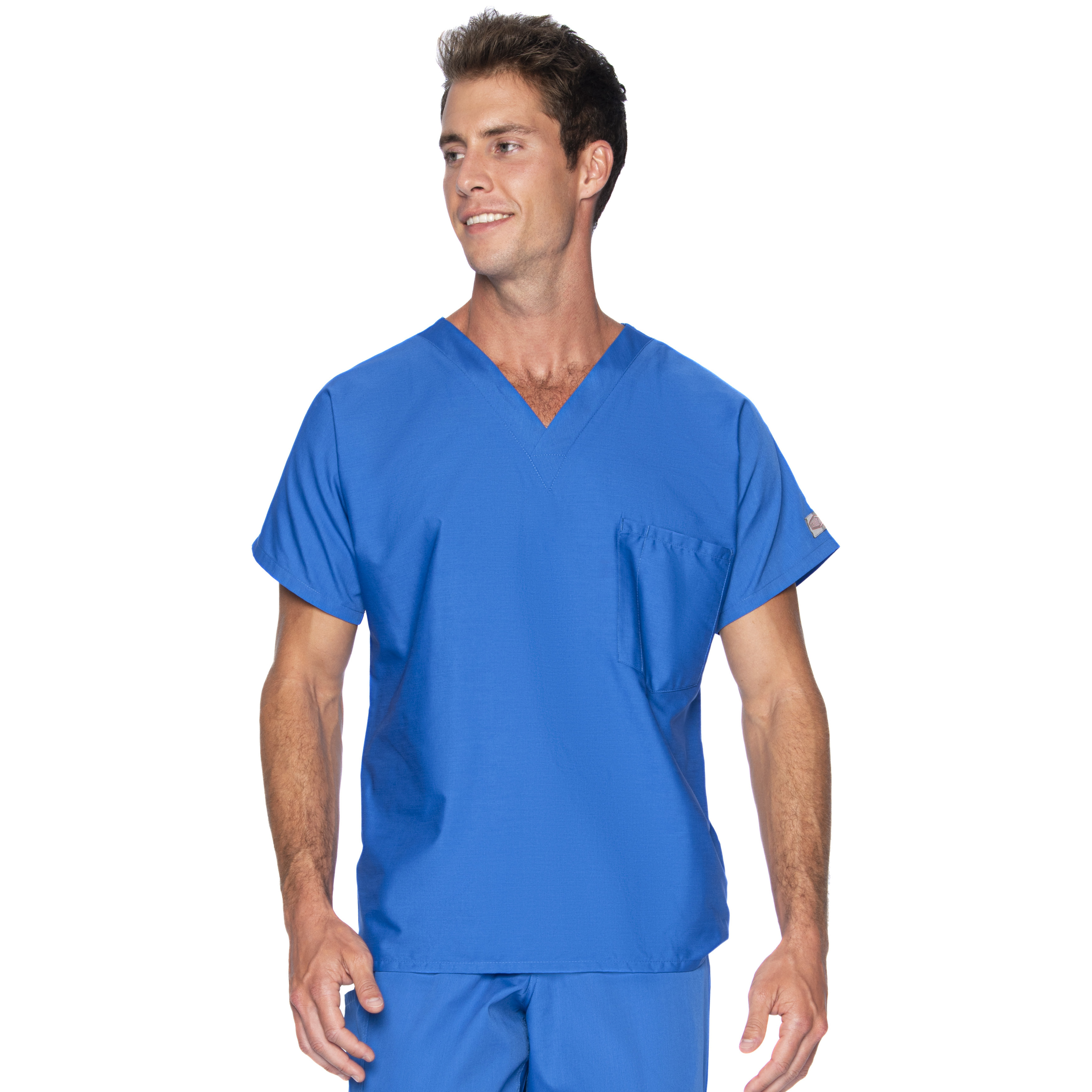 Landau - ScrubZone - Unisex One-Pocket Dolman Sleeve Tuckable V-Neck Top 26