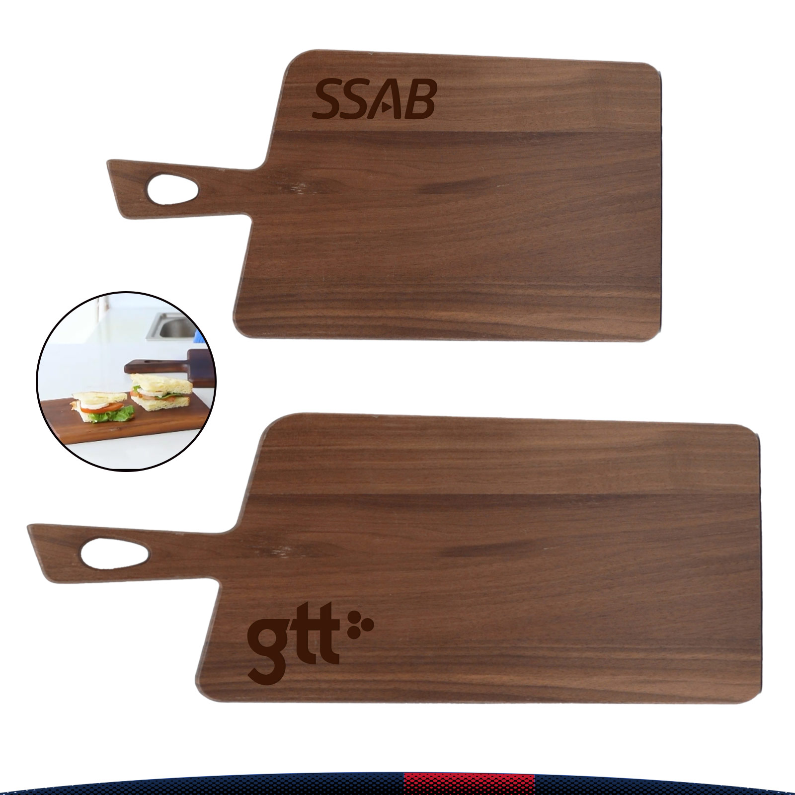 Edran Black Walnut Wood Cutting Board 6