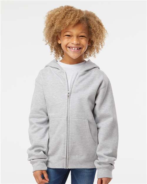 Youth Midweight Full-Zip Hooded Sweatshirt - SS4001YZ 8